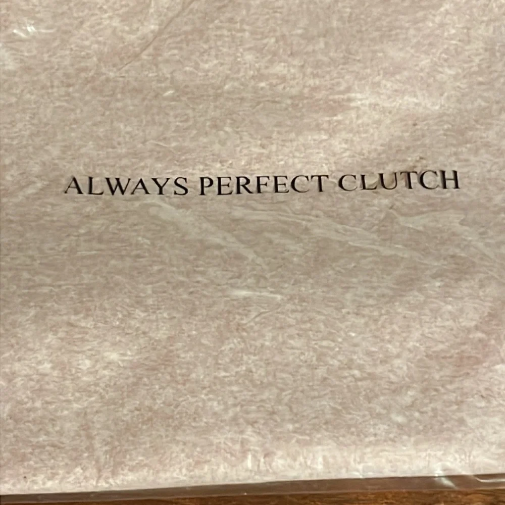 Avon Ruby Red PVC 2001 Always Perfect Clutch NIP